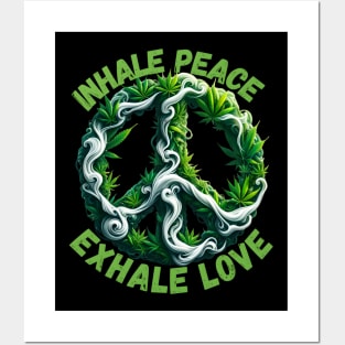 Weed Peace Symbol  420 day Posters and Art